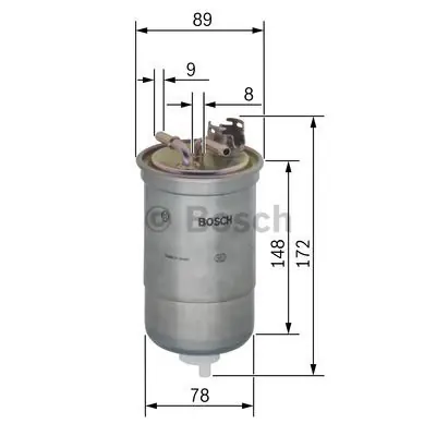 BOS 0450906373 BOSCH Filtr paliwa VW SEAT SKODA 1.9D/TDI (!) Ograniczona ilość