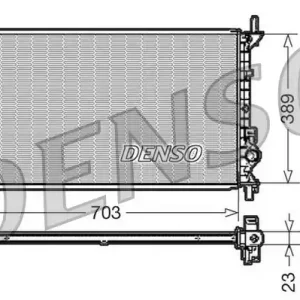 Popularny Chłodnica silnika DENSO DRM10108 4367092