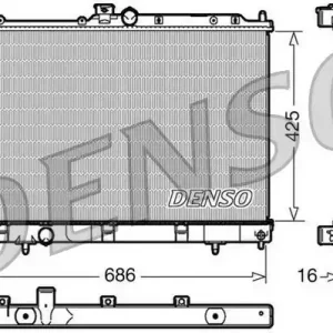 Dostępne od ręki Chłodnica silnika DENSO DRM45031 MR993742