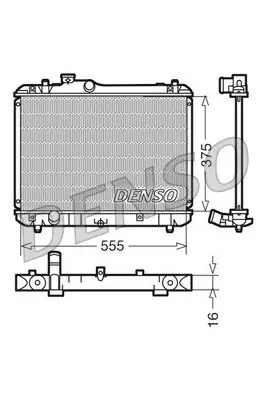 Premium Chłodnica silnika DENSO DRM47008 1770062J00