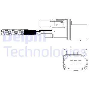 Nowość Sonda lambda DELPHI ES11026-12B1 25401817