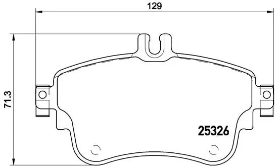 Nowość KLOCKI HAMULC. MERCEDES W176 A-KLASA 12- PRZÓD